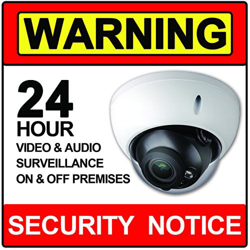 Security Camera MISC12 CCTV Photoluminescent Plastic Sign/Sticker All Sizes